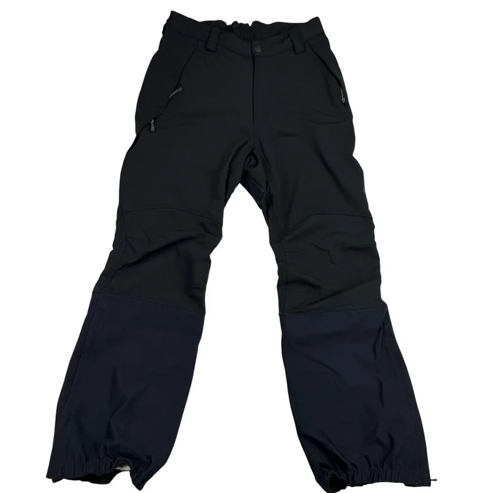 IBEX Climawool Softshell Black/Navy Outdoors Snow Ski Pants Men's Size Small